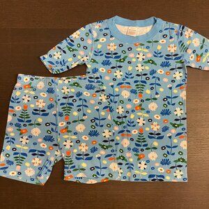 Girls Hanna Andersson Shorts Pajama Set - Size 140/US 10